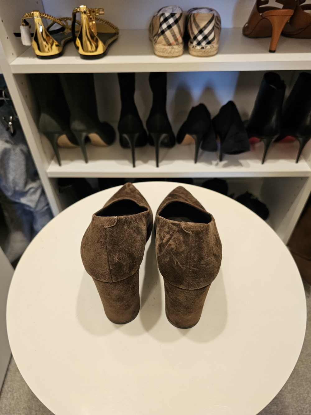 Jeffrey Campbell Chocolate Brown Suede Pointed Pump - Picture 3 of 8